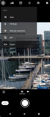 Press the required setting. Press the required setting.