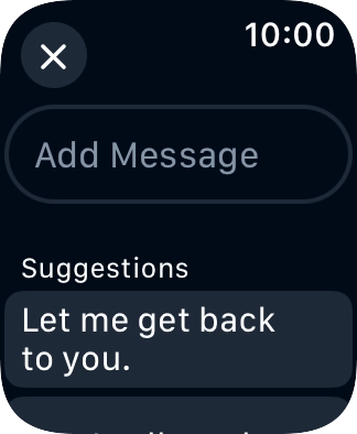 Press Add Message.