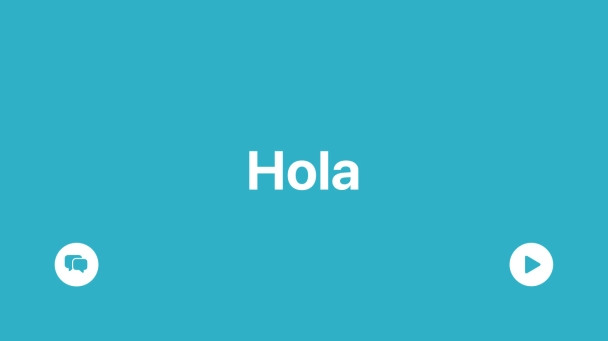 Press the split view icon to go back to display of both languages.