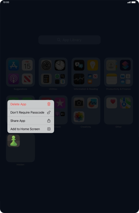 Press Don't Require Passcode.
