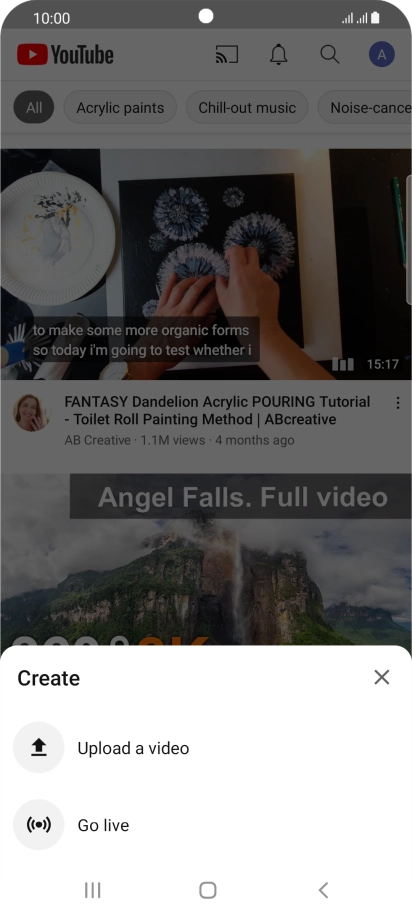 Press Upload a video. Press Upload a video.