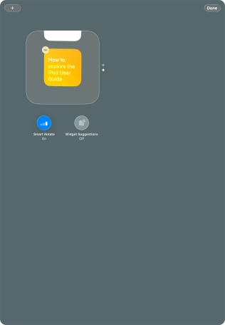 Press Smart Rotate to turn the function on or off.