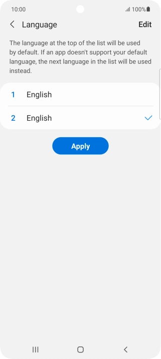 Press Apply.