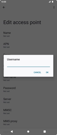 Key in wap and press OK. Key in wap and press OK.
