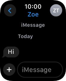 Press iMessage.