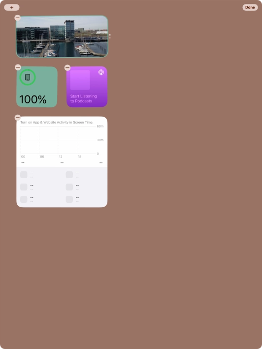 Press the add icon.