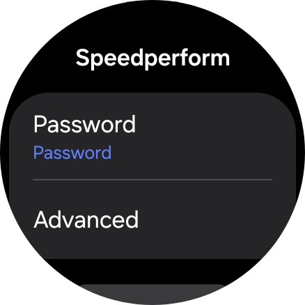 Press Password.
