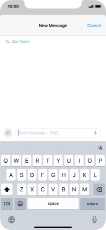 Press the microphone icon and say the required text. Press the microphone icon and say the required text.