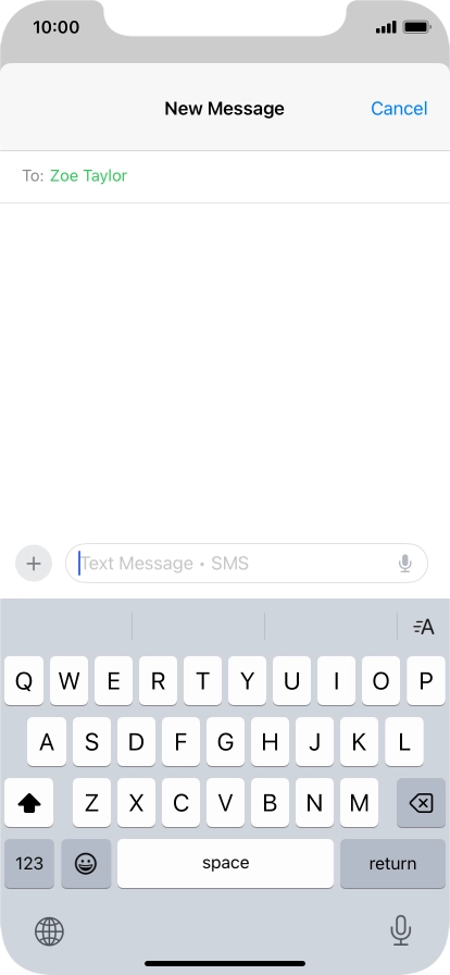 Press the microphone icon and say the required text. Press the microphone icon and say the required text.