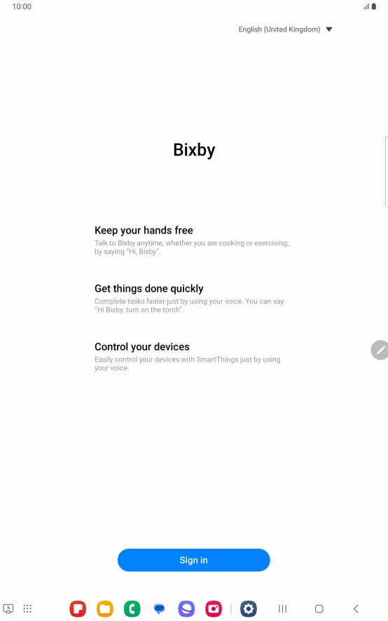 Press Sign in.