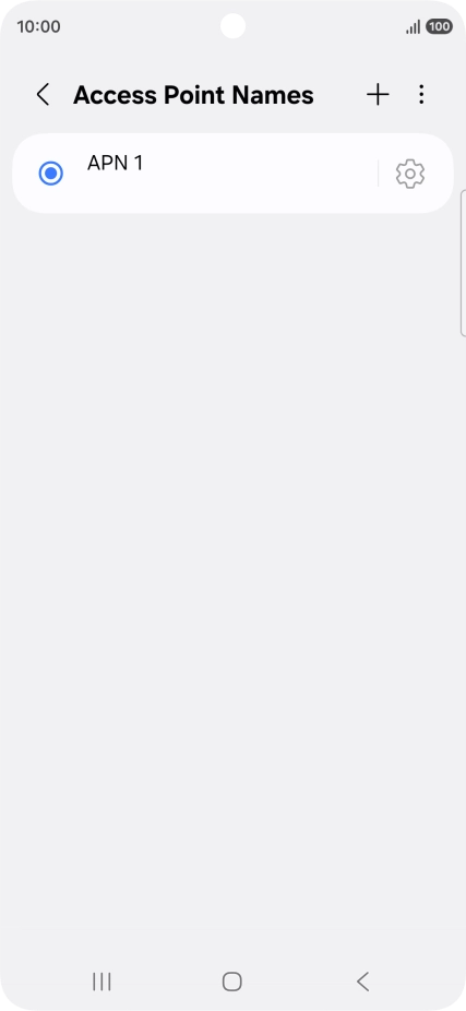 Press the add icon.