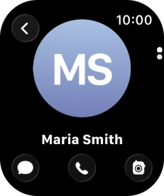 Press the call icon. Press the call icon.