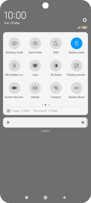 Press the Home key to return to the home screen.