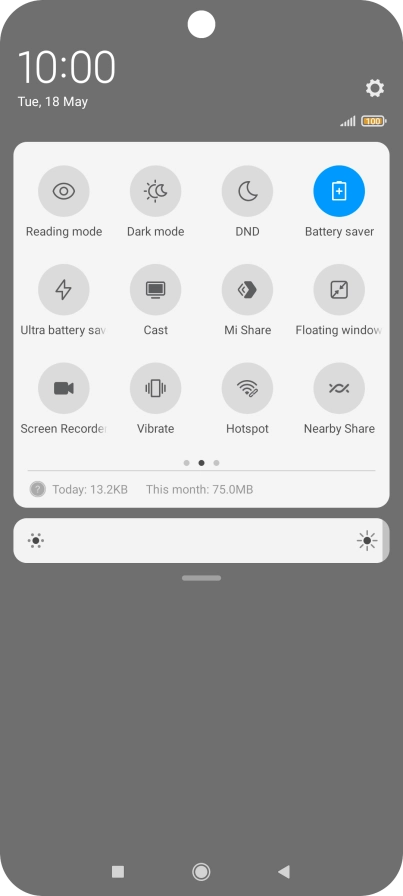 Press the Home key to return to the home screen.