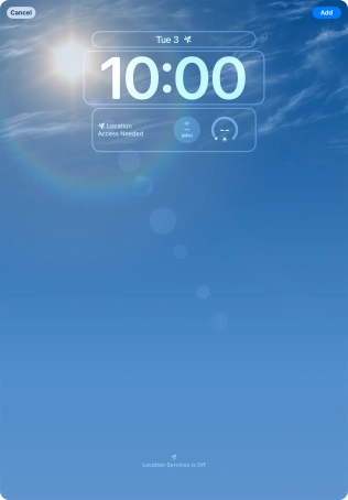 To customise the way the lock screen date is displayed, press the date widget and follow the instructions on the screen to select the required widget display mode. To customise the way the lock screen date is displayed, press the date widget and follow the instructions on the screen to select the required widget display mode.
