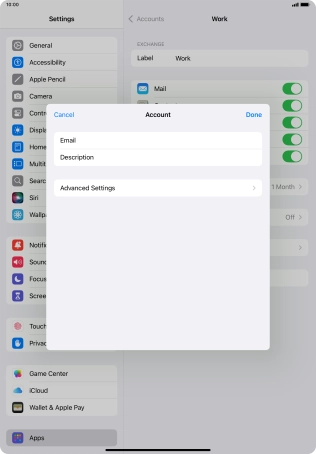 Press Advanced Settings. Press Advanced Settings.
