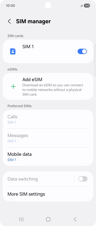 Press Add eSIM. Press Add eSIM.