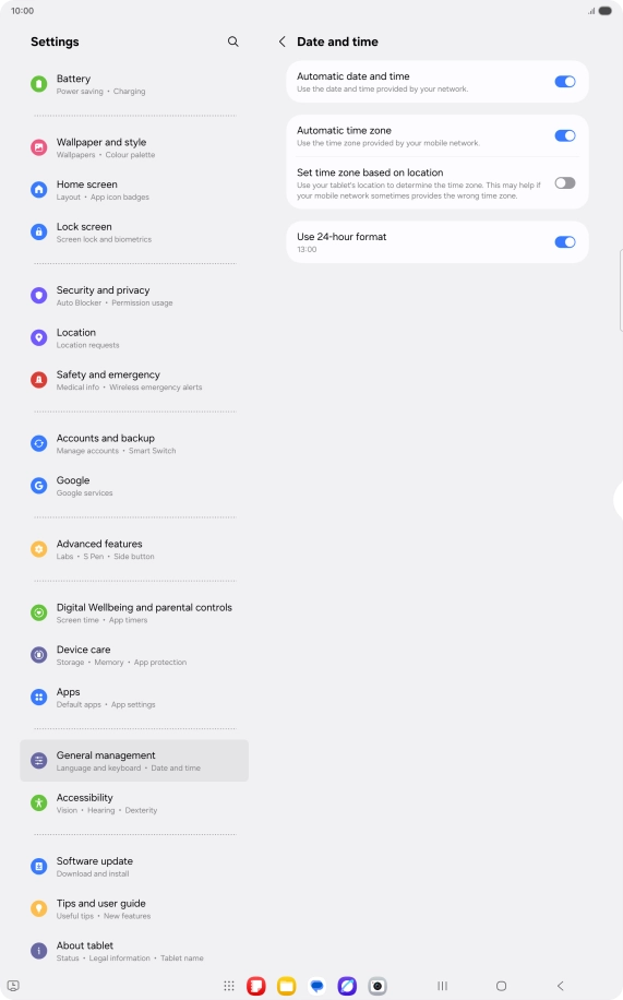 Press the Home key to return to the home screen. Press the Home key to return to the home screen.