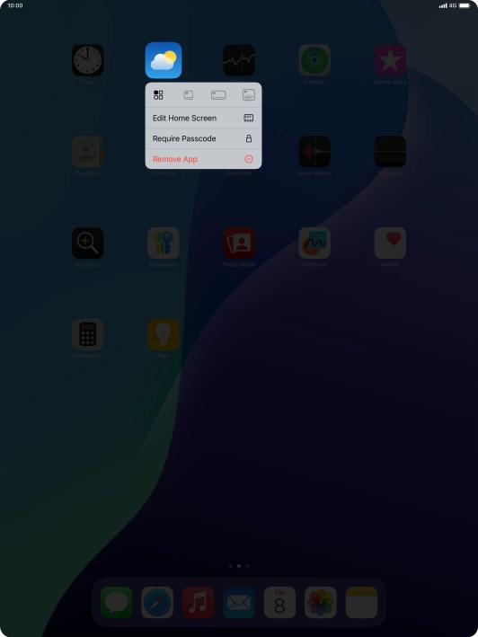 Press Remove App. Press Remove App.