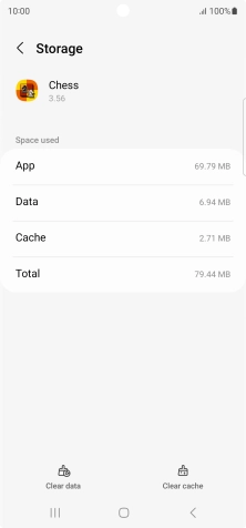 Press Clear cache.