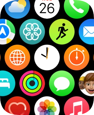 Press the message icon. Press the message icon.