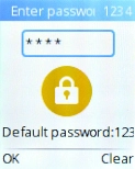 Press the Left selection key. Press the Left selection key.