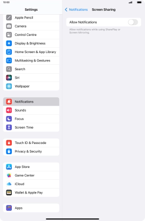 Press the indicator next to Press the indicator next to