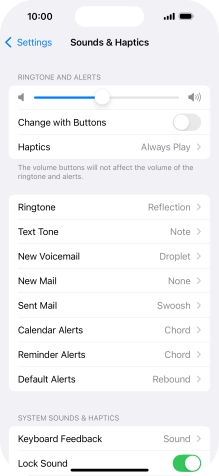 Press Ringtone.
