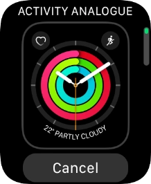 Turn the Digital Crown to see the different watch faces. Turn the Digital Crown to see the different watch faces.