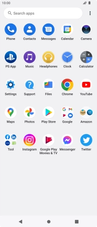 Press Google.