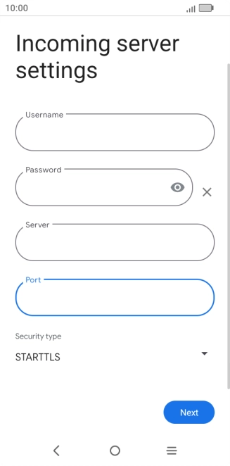 Press the drop down list below 