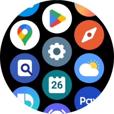 Press the Google Maps icon.