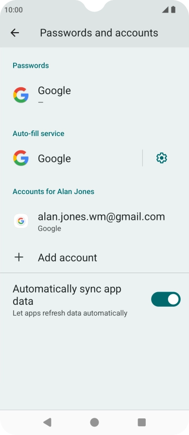 Press the Home key to return to the home screen. Press the Home key to return to the home screen.