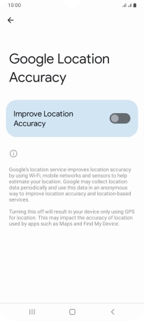 If you press the indicator next to 