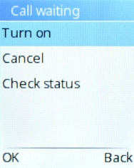 Select Turn on to turn on the function. Select Turn on to turn on the function.