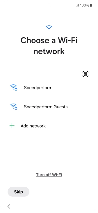 Press the required Wi-Fi network. Press the required Wi-Fi network.
