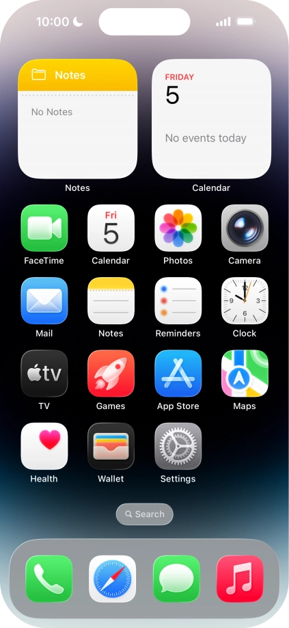 The focus mode icon shows that your phone has been set to a specific focus mode.