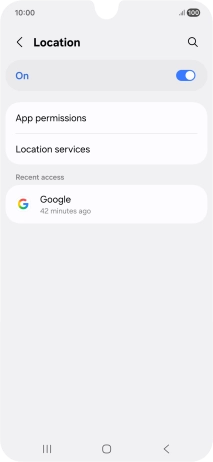 Press App permissions. Press App permissions.
