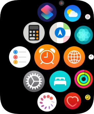 Press the Maps icon.
