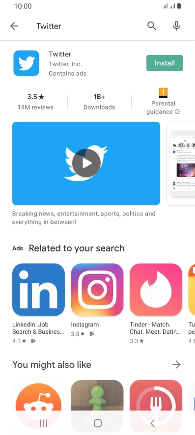 Press Twitter.