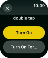 Press Turn On. Press Turn On.