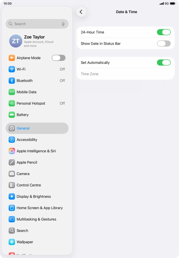 Slide your finger upwards starting from the bottom of the screen to return to the home screen.