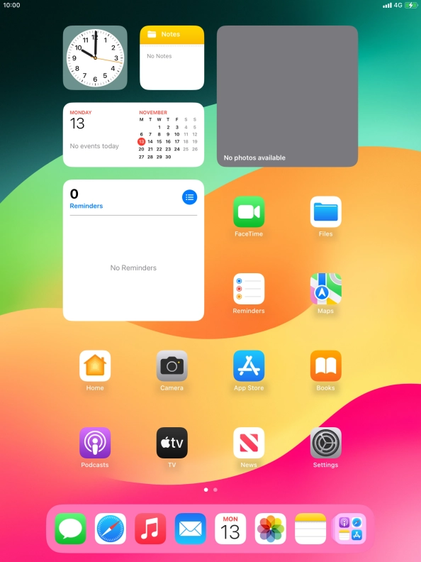 When the battery charging icon is displayed, the battery is charging.