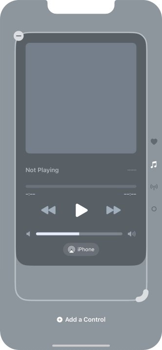Press the remove icon on the required Control Centre page to remove it from Control Centre. Press the remove icon on the required Control Centre page to remove it from Control Centre.
