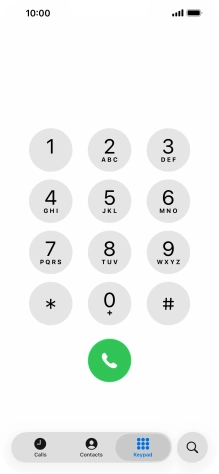 Key in ##002# and press the call icon.
