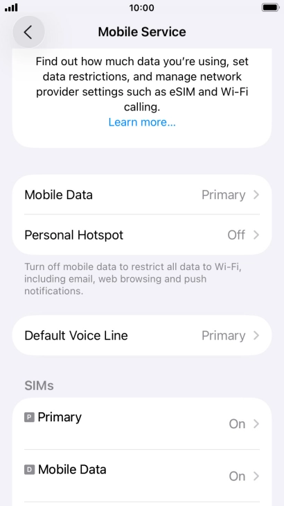 Press the Home key to return to the home screen.