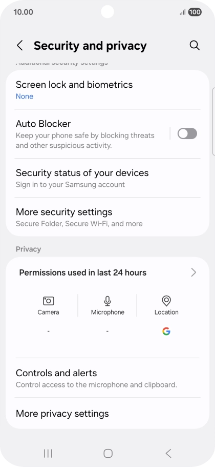 Press Permissions used in last 24 hours.