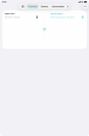Press the first drop down list. Press the first drop down list.