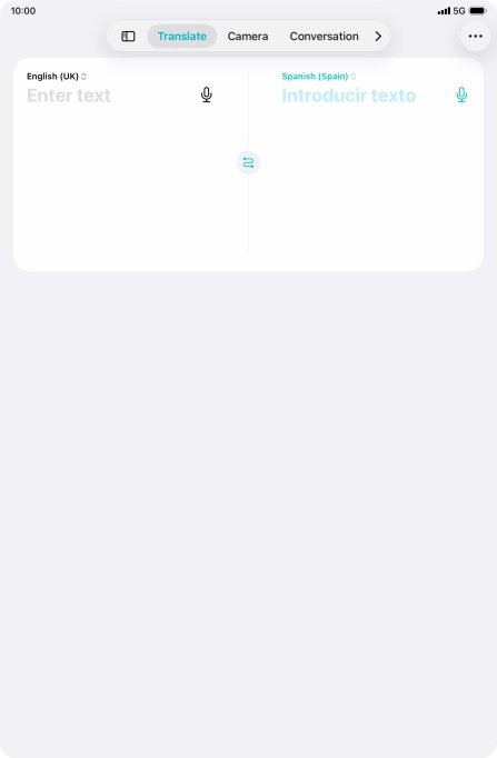 Press the first drop down list. Press the first drop down list.