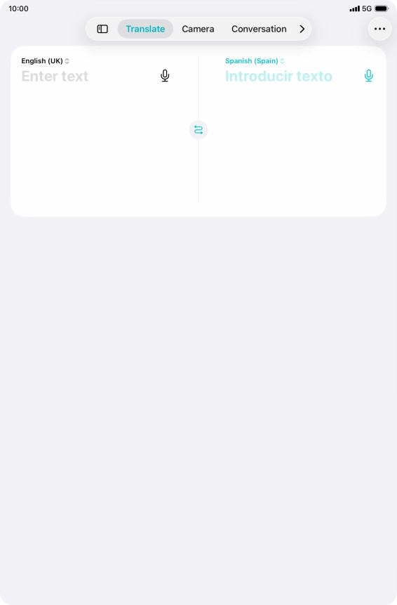 Press the first drop down list. Press the first drop down list.